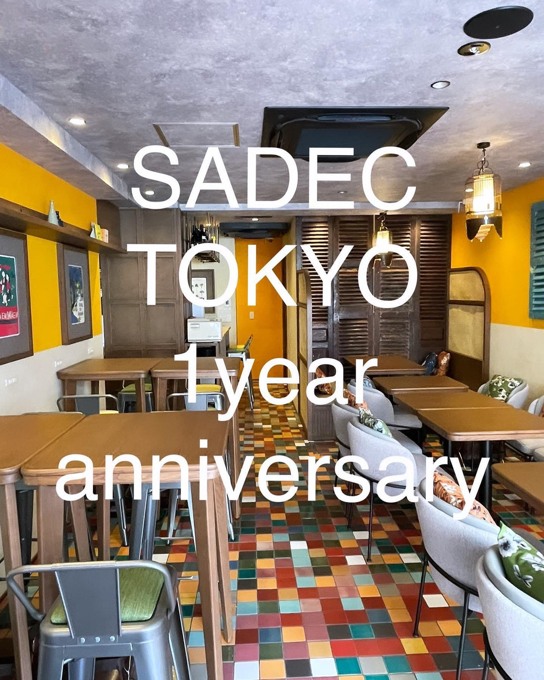 SADEC TOKYOが無事に1周年を迎えることができました。